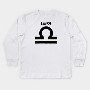 LIBRA IN OIL Kids Long Sleeve T-Shirt